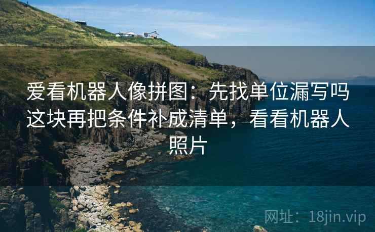 爱看机器人像拼图：先找单位漏写吗这块再把条件补成清单，看看机器人照片